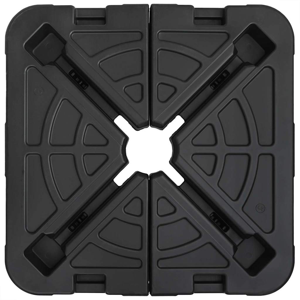 Basis für Freischwinger-Sonnenschirm 110 Schwarz Quadratisch