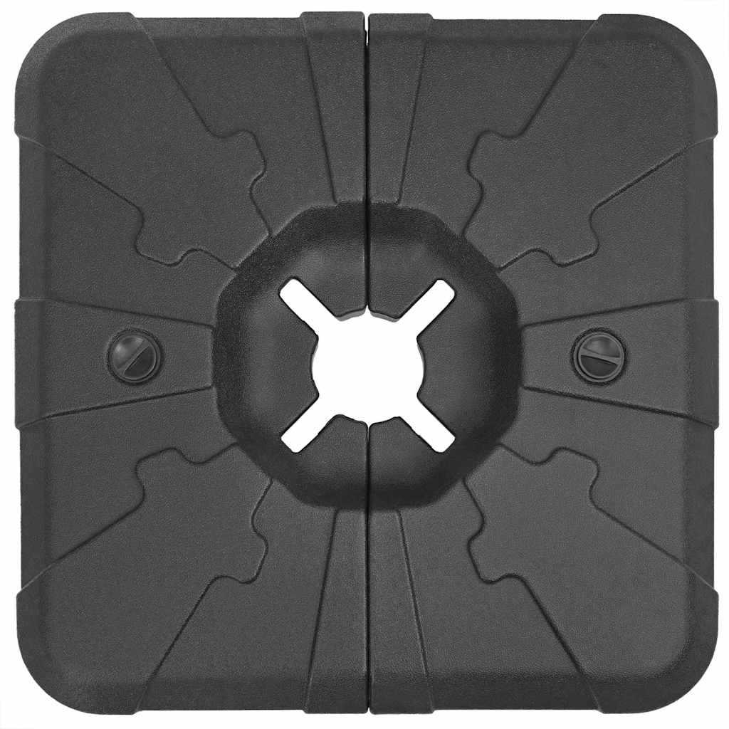 Basis für Freischwinger-Sonnenschirm 110 Schwarz Quadratisch