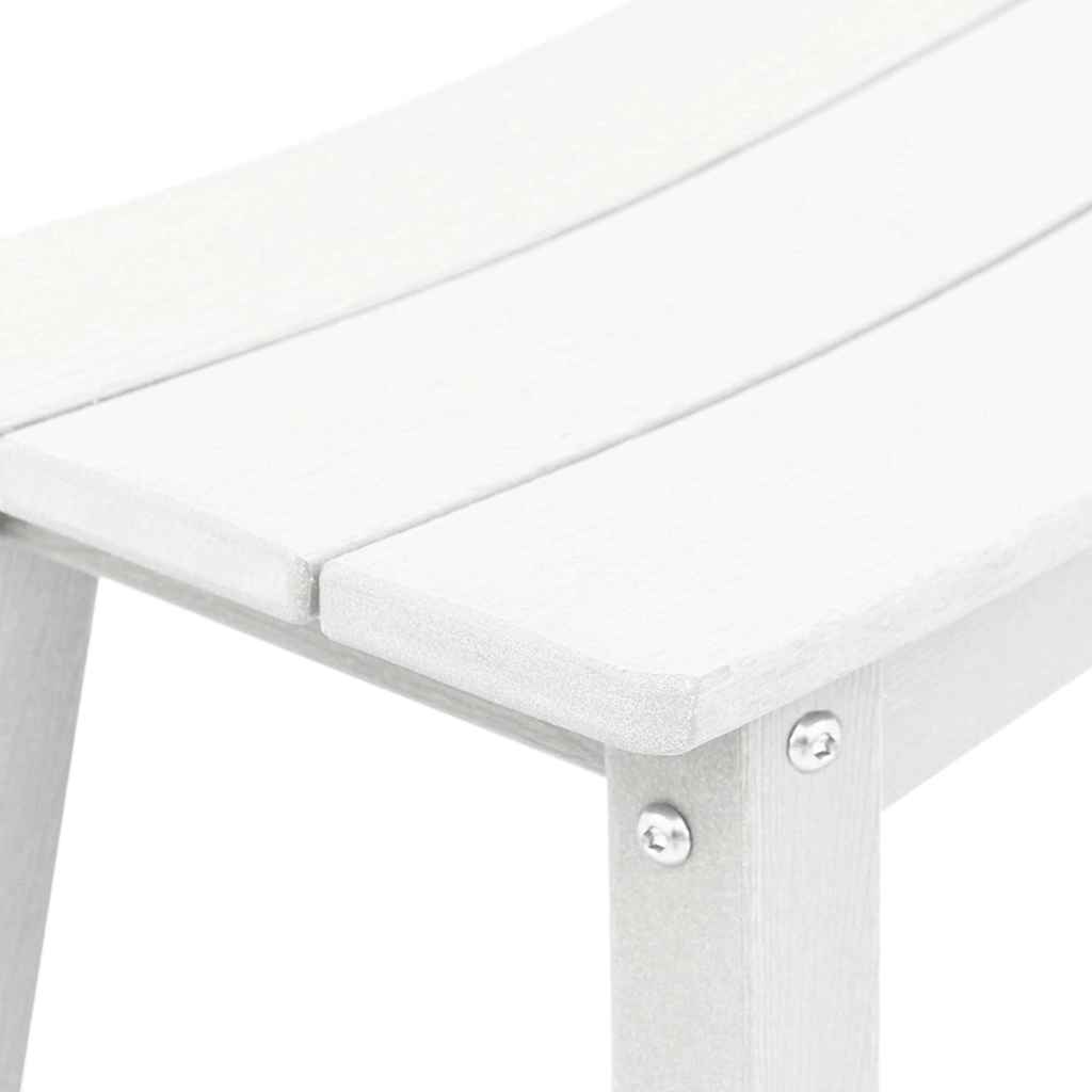 Garten Bar Set 3 stk. Weiß HDPE
