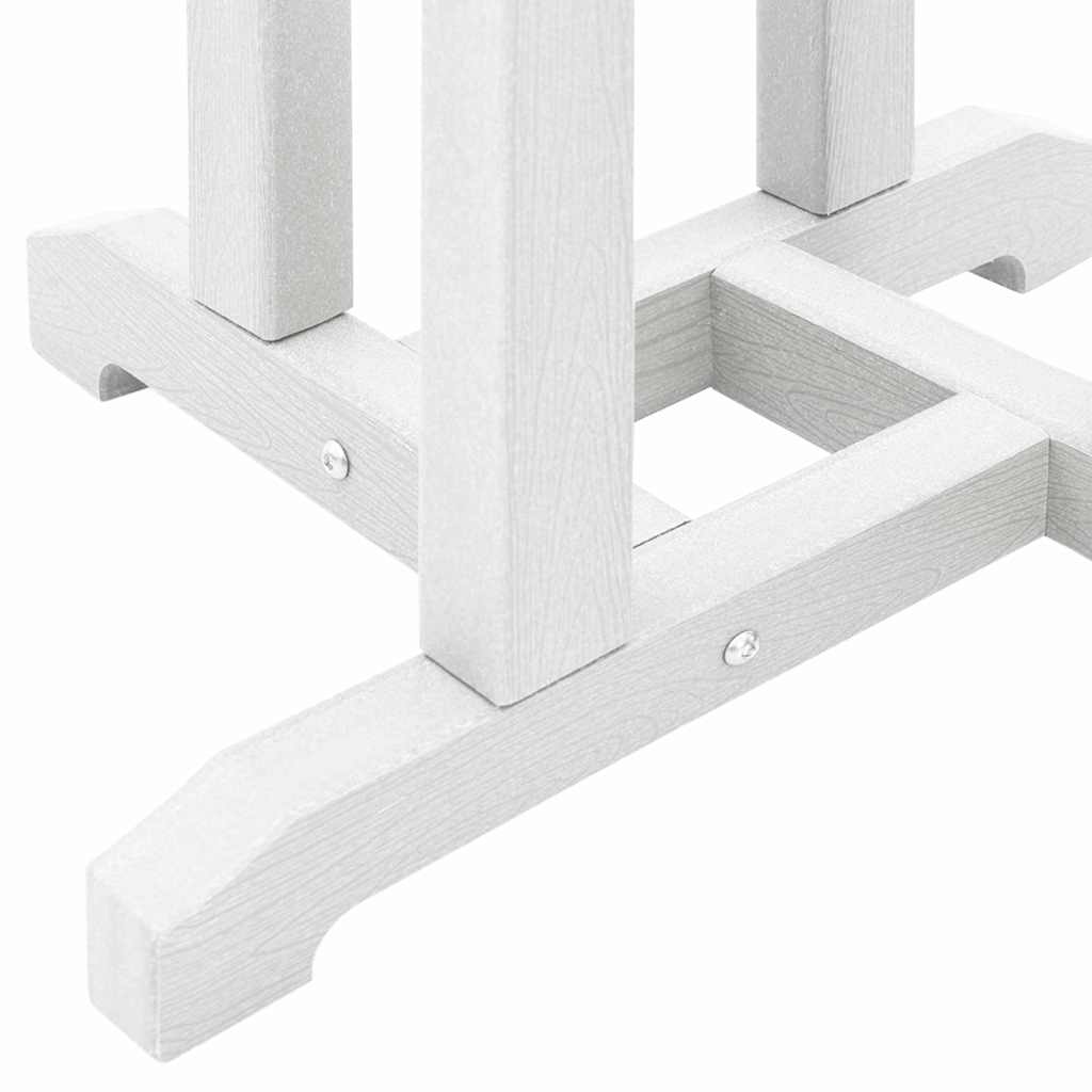 Garten Bar Set 3 stk. Weiß HDPE