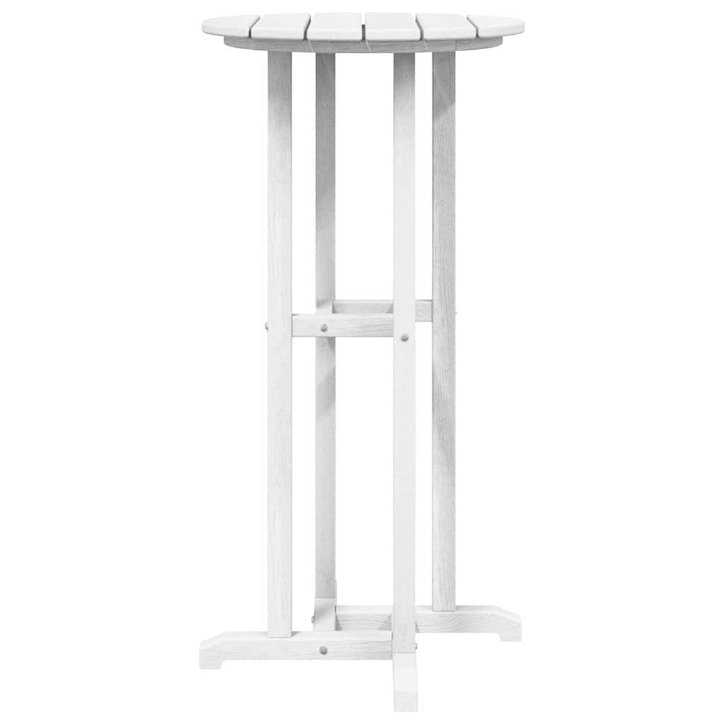 Garten Bar Set 3 stk. Weiß HDPE