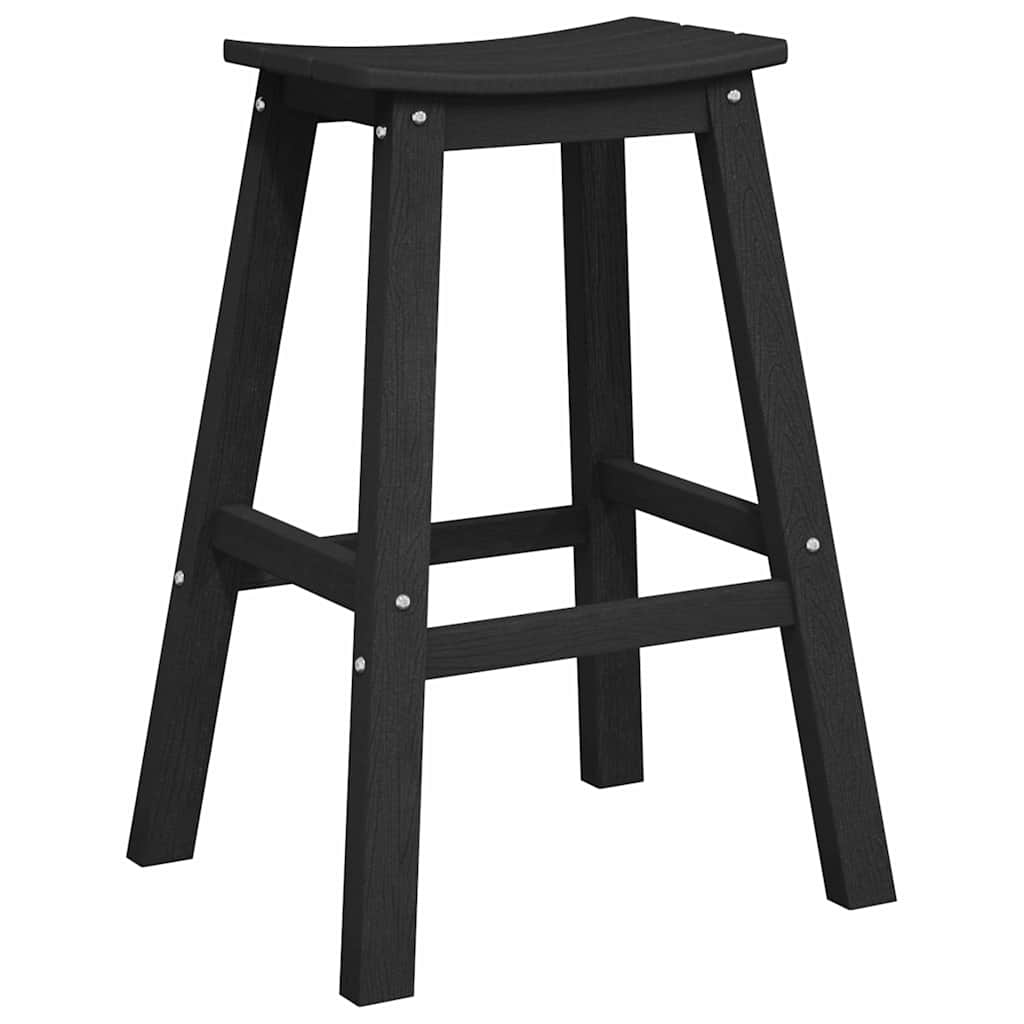 Garten Bar Set 3 stk. Schwarz HDPE