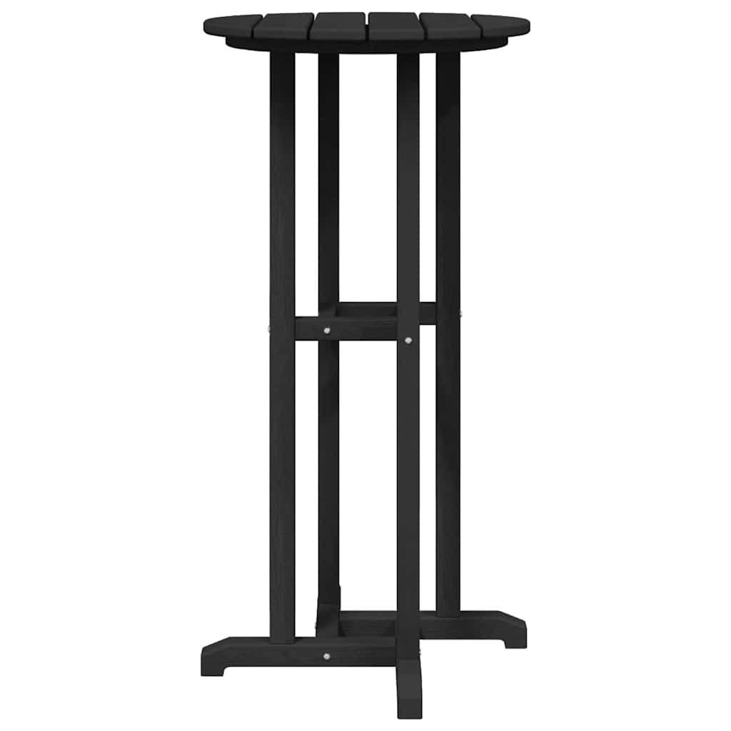 Garten Bar Set 3 stk. Schwarz HDPE