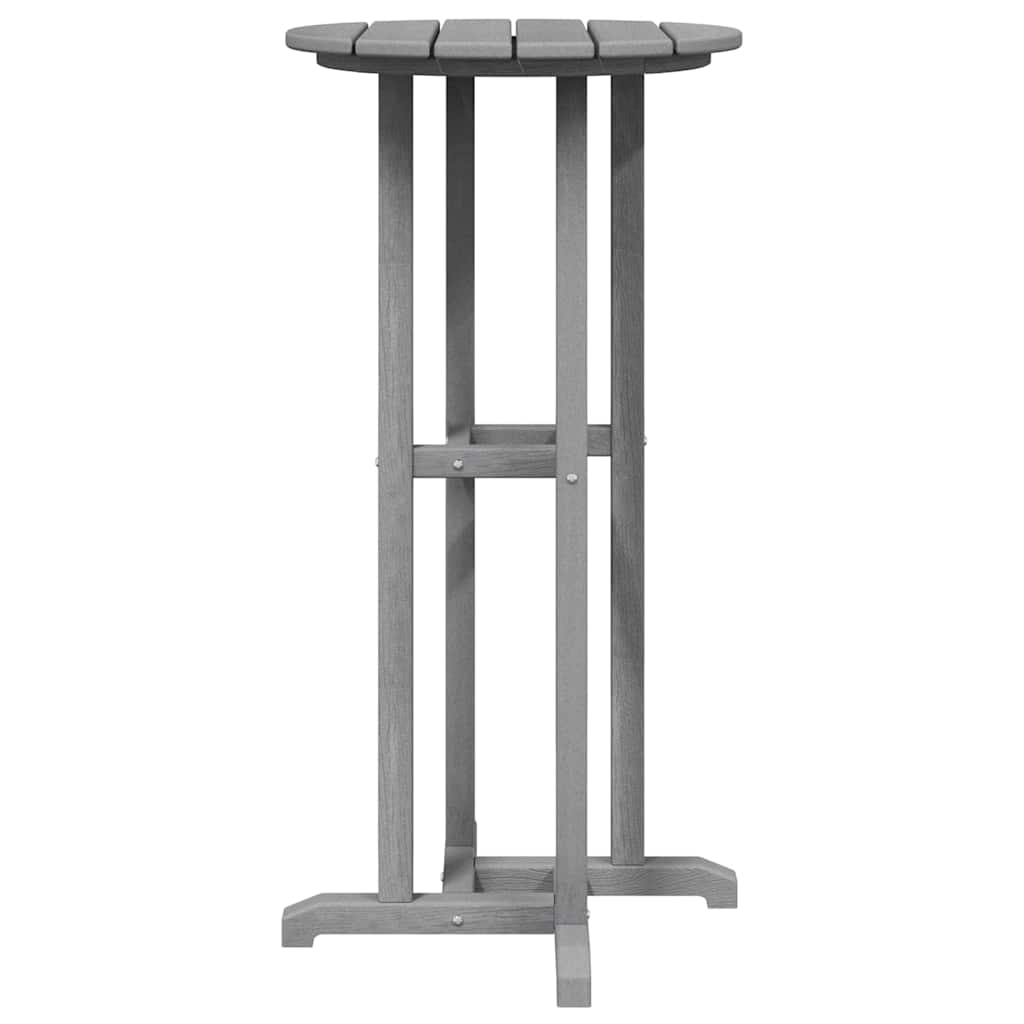 Garten Bar Set 3 Stk. Hellgrau HDPE