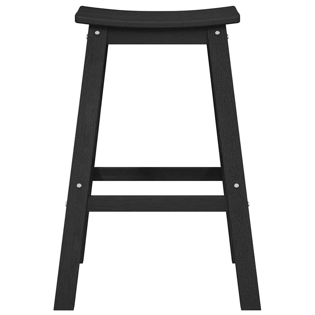 Garten Bar Set 4 stk. Schwarz HDPE