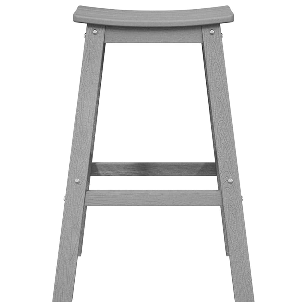Garten Bar Set 4 Stk. Hellgrau HDPE