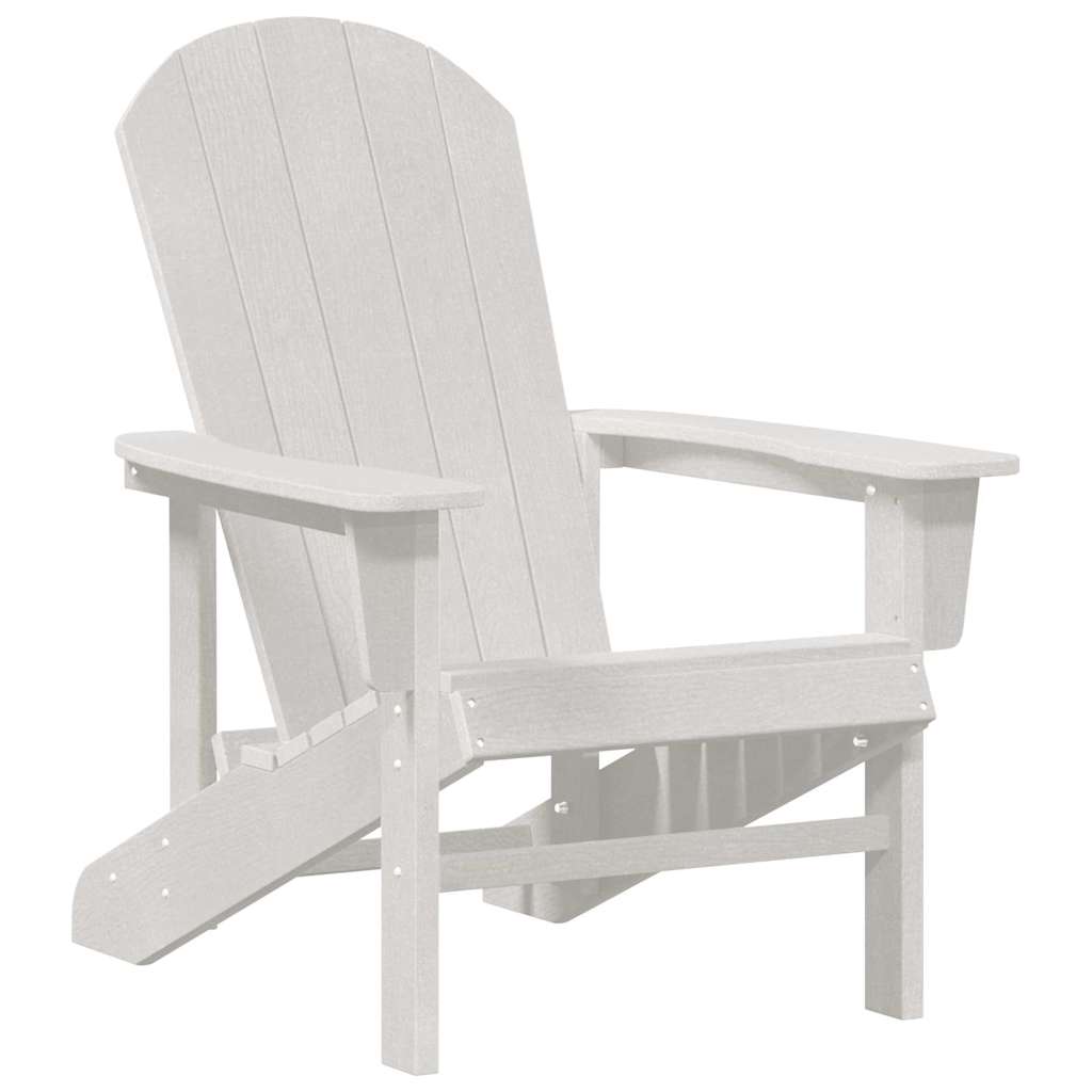 Gartenstuhl 2 stk. Weiß Polyethylen