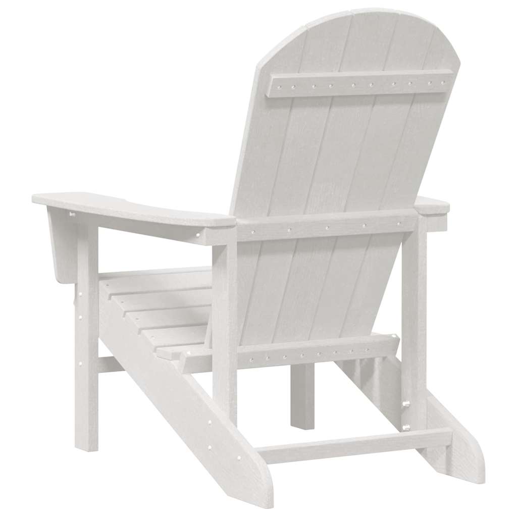 Gartenstuhl 2 stk. Weiß Polyethylen