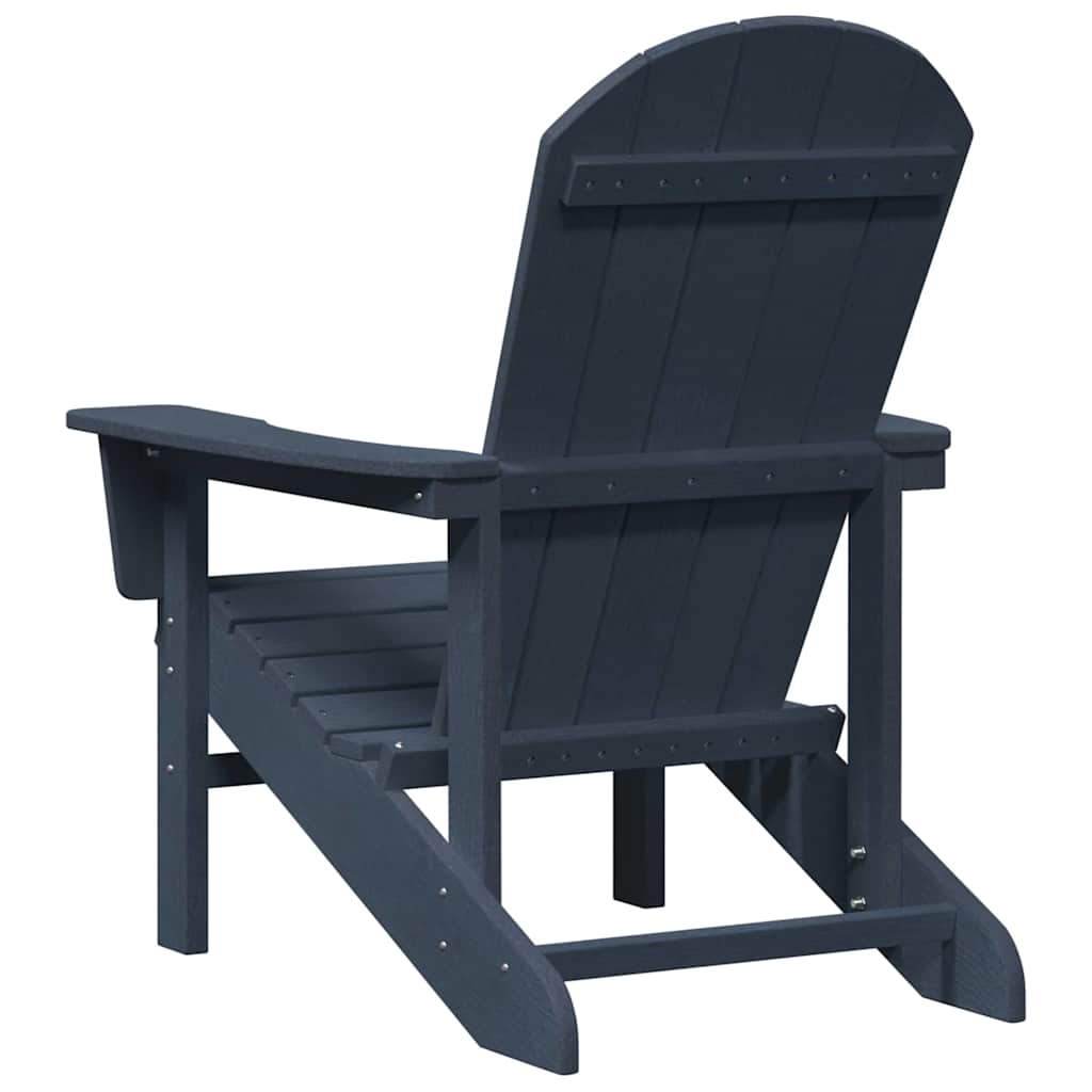 Gartenstuhl 2 Stk. Marineblau Polyethylen