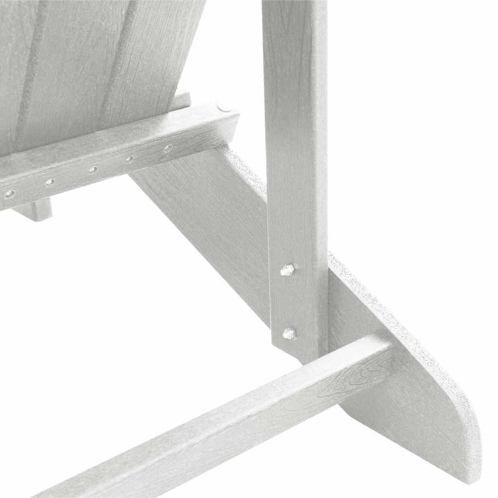Gartenstuhl 3 stk. Weiß Polyethylen