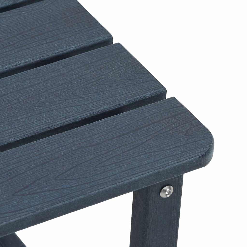 Gartenstuhl 3 stk. Marineblau Polyethylen