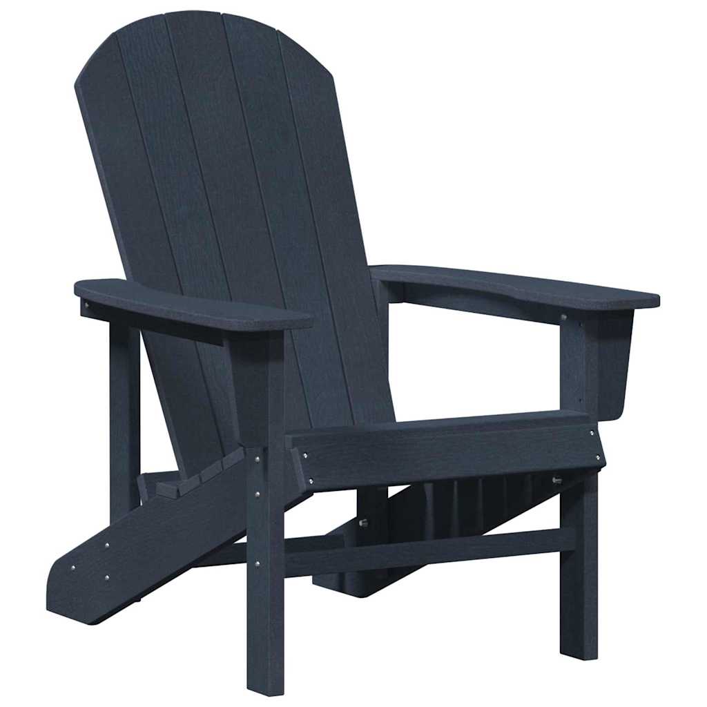 Gartenstuhl 3 stk. Marineblau Polyethylen