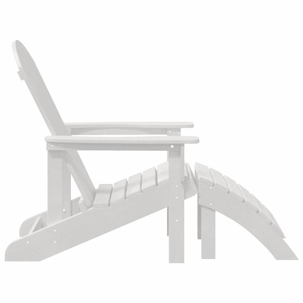 Gartenstuhl 2 pcs Weiß 83 x 74 x 92 cm Polyethylen