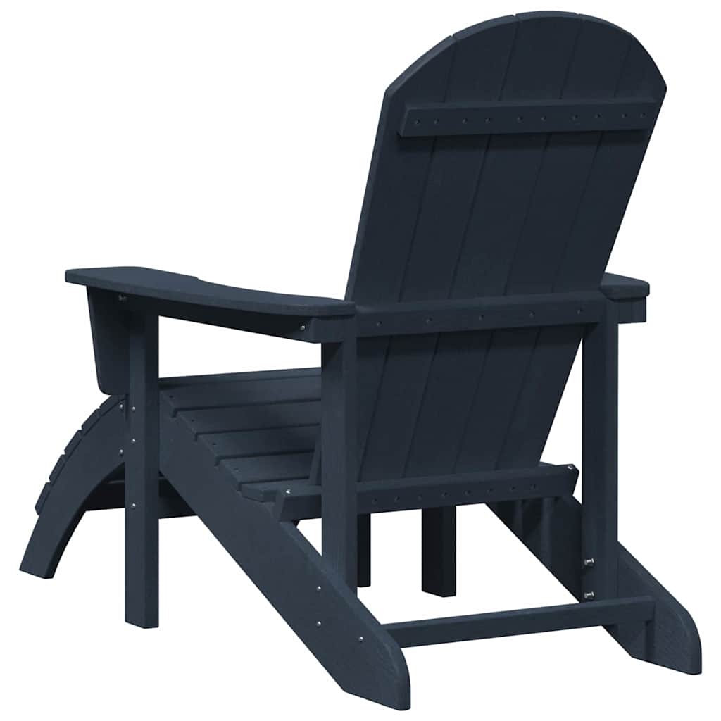 Gartenstuhl 2 stk. Marineblau Polyethylen