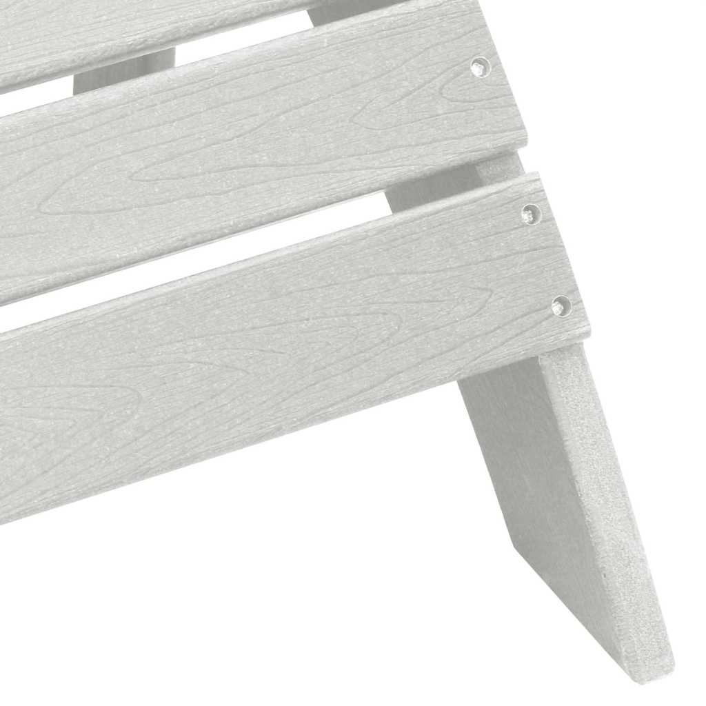 Gartenstuhl 3 Stk. Weiß Polyethylen