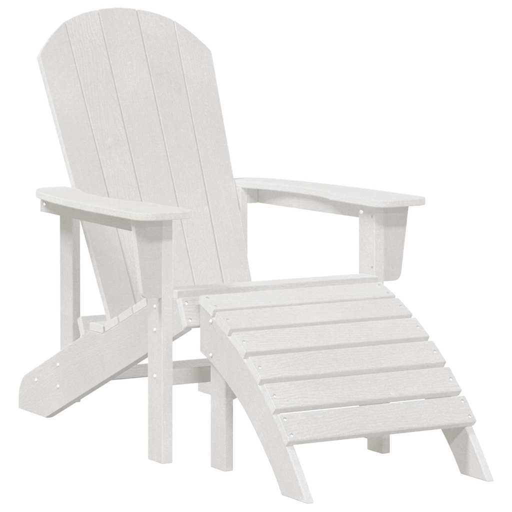 Gartenstuhl 3 Stk. Weiß Polyethylen