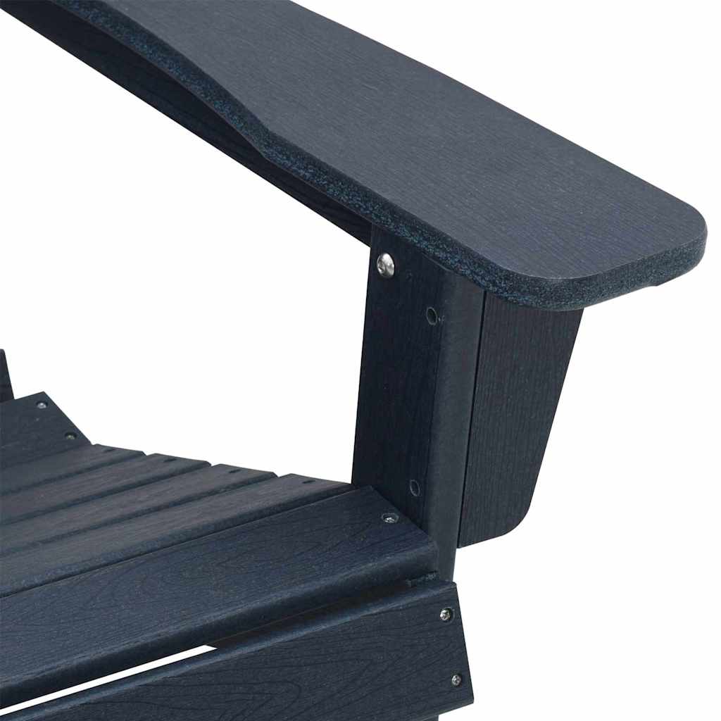 Gartenstuhl 3 stk. Marineblau Polyethylen