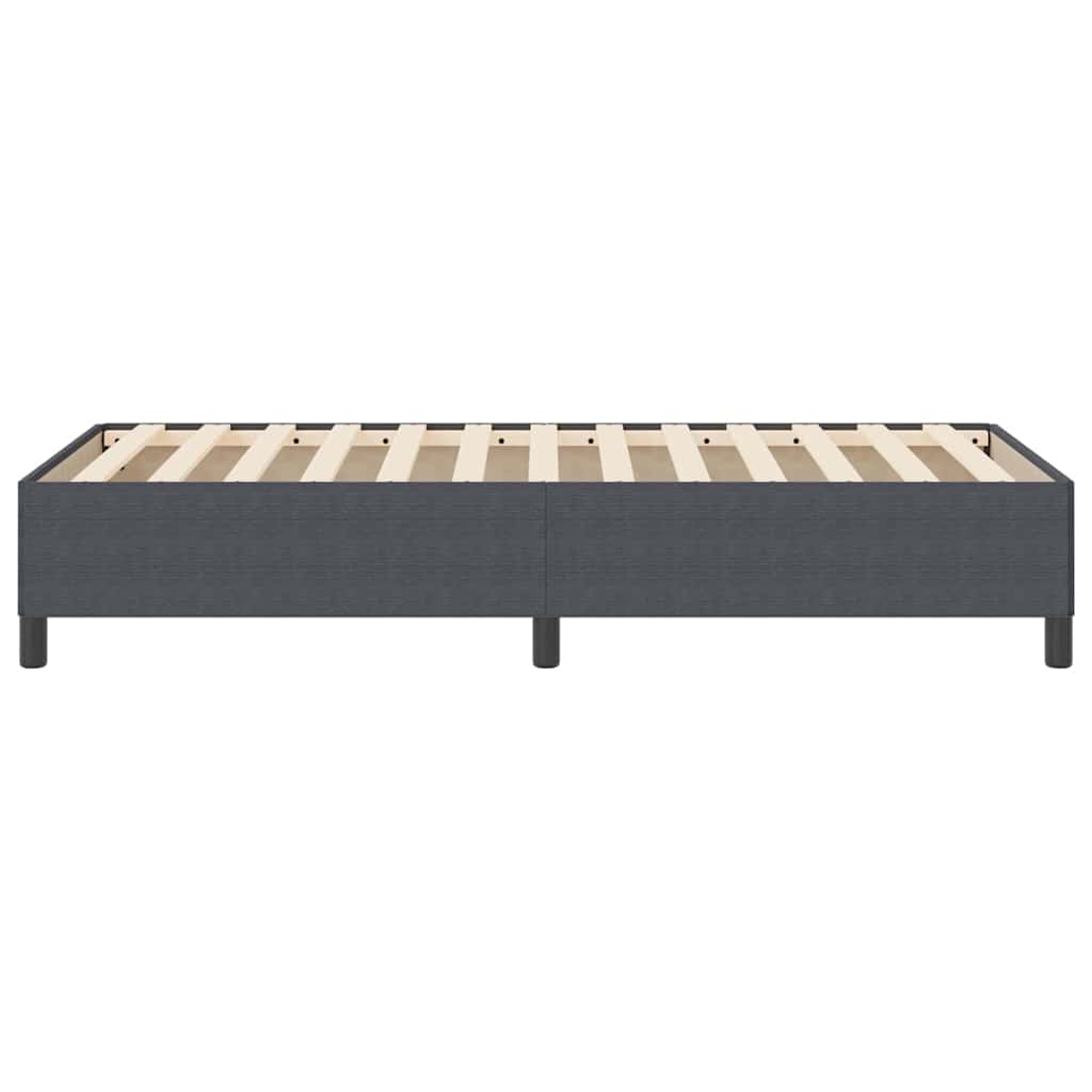 Boxspringbett Dunkelgrau 90 x 200 cm Cordstoff
