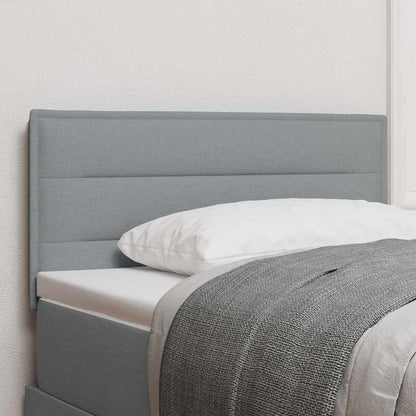 Kopfteil Hellgrau 100 cm Stoff
