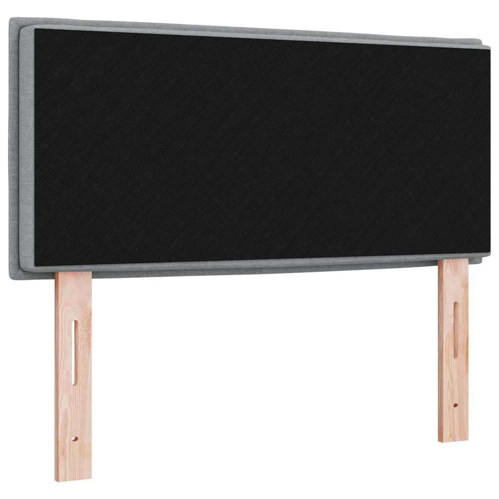 Kopfteil Hellgrau 100 cm Stoff