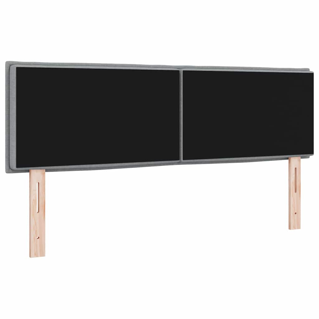 Kopfteil Hellgrau 144 cm Stoff