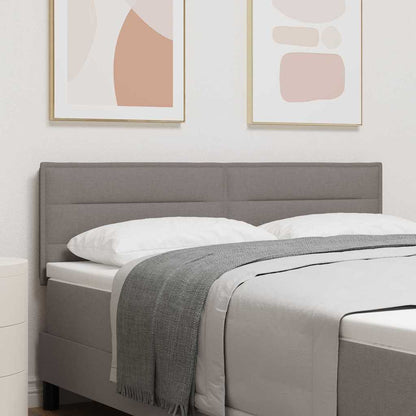 Kopfteil Taupe Stoff