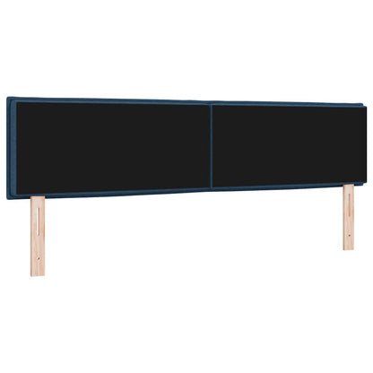 Kopfteil Blau Stoff