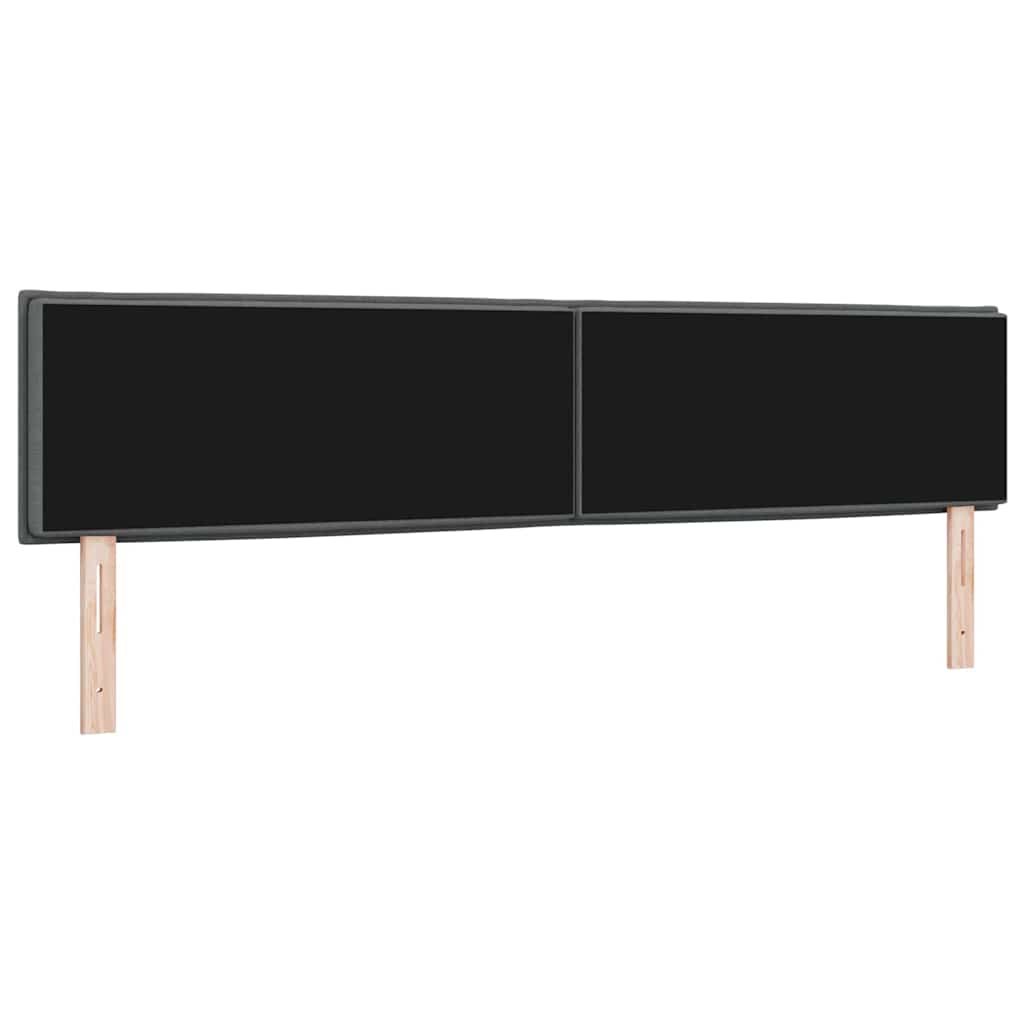 Kopfteil Dunkelgrau 200 cm Stoff