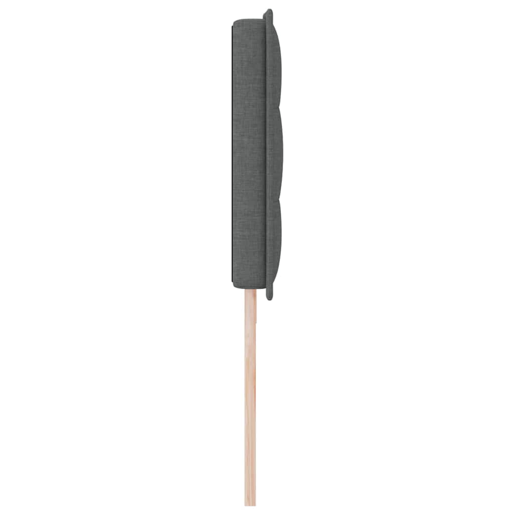 Kopfteil Dunkelgrau 200 cm Stoff