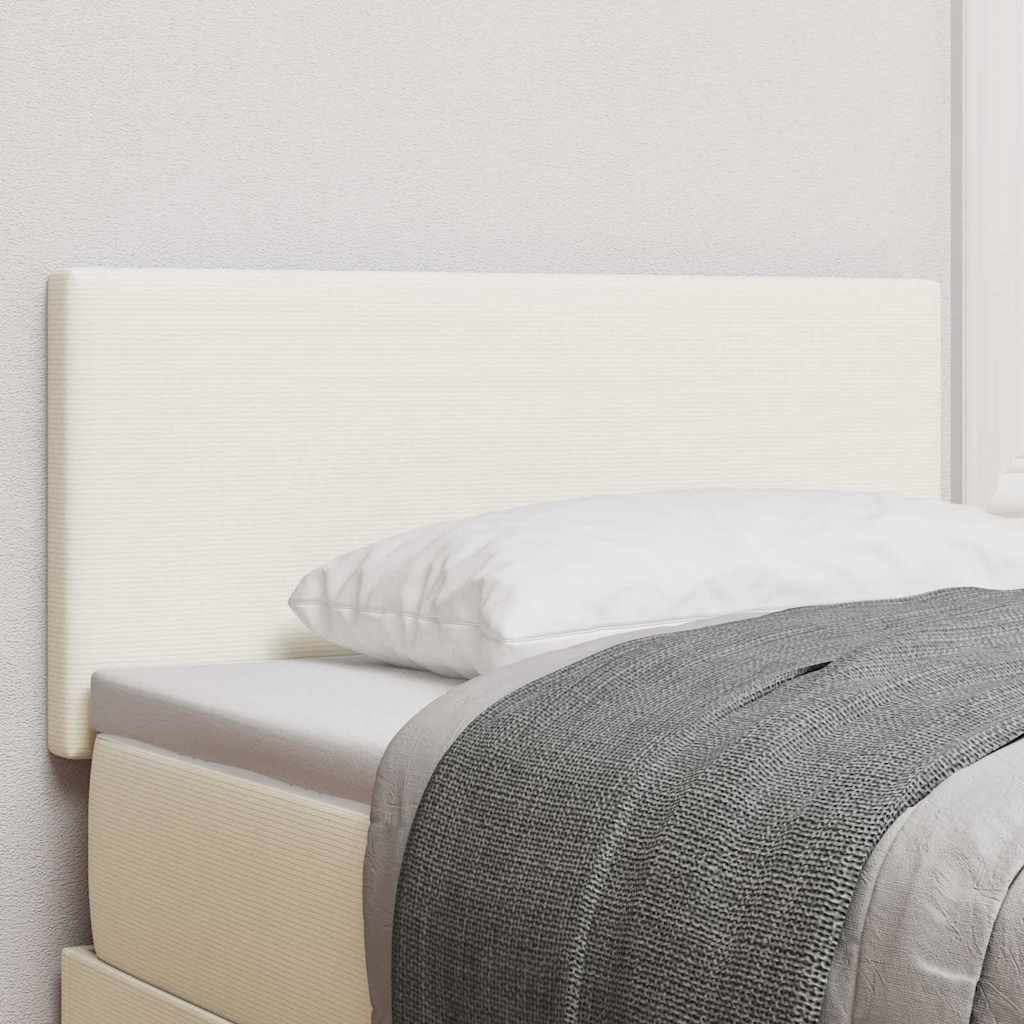 Kopfteil Creme 90 cm Cordstoff