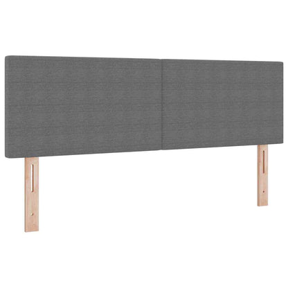 Kopfteil Hellgrau 160 cm Cordstoff