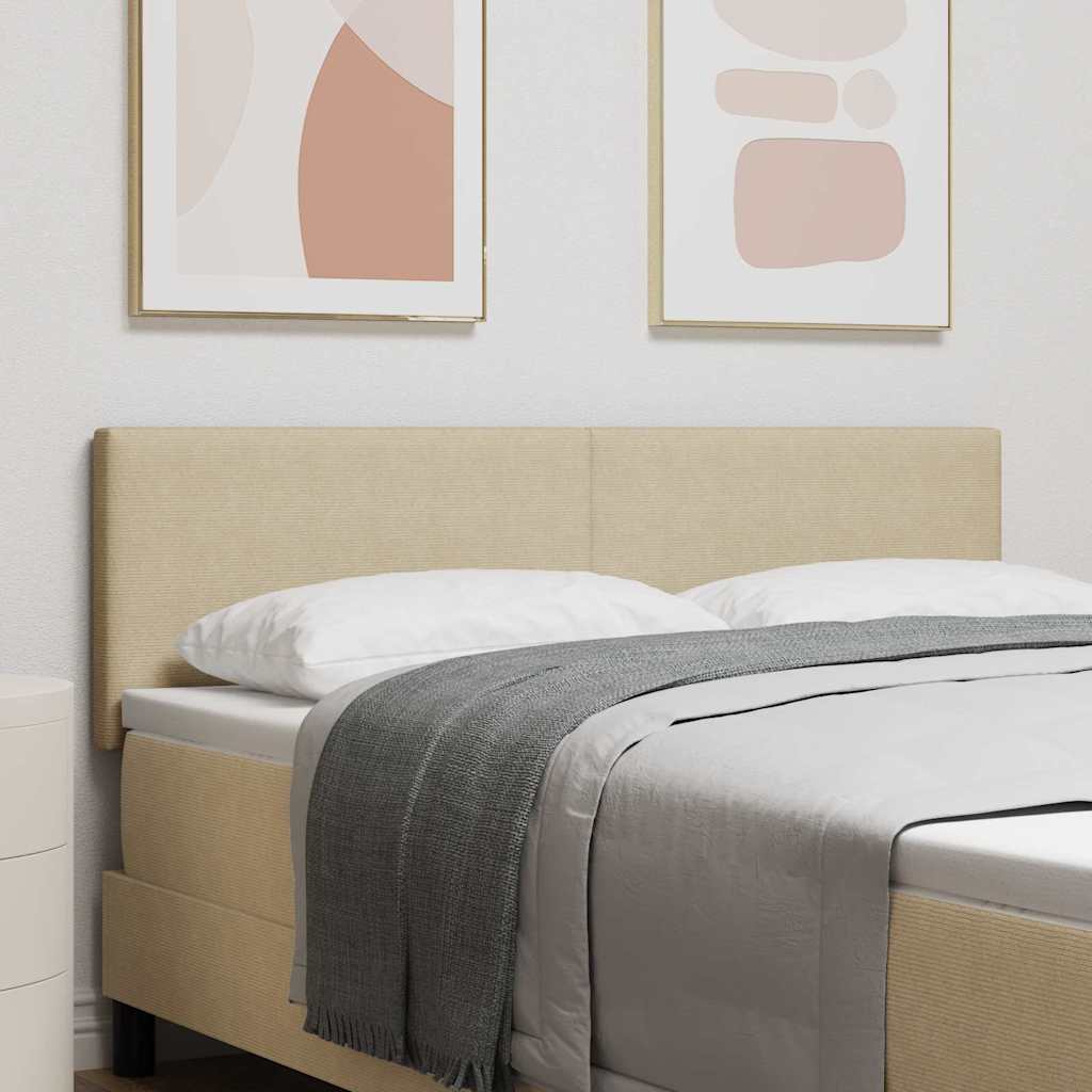 Kopfteil Hellgrün-Grau 160 cm Cordstoff
