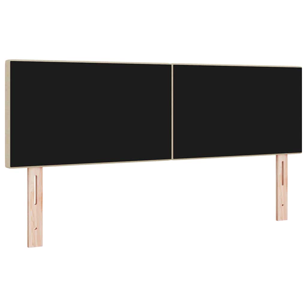 Kopfteil Hellgrün-Grau 160 cm Cordstoff