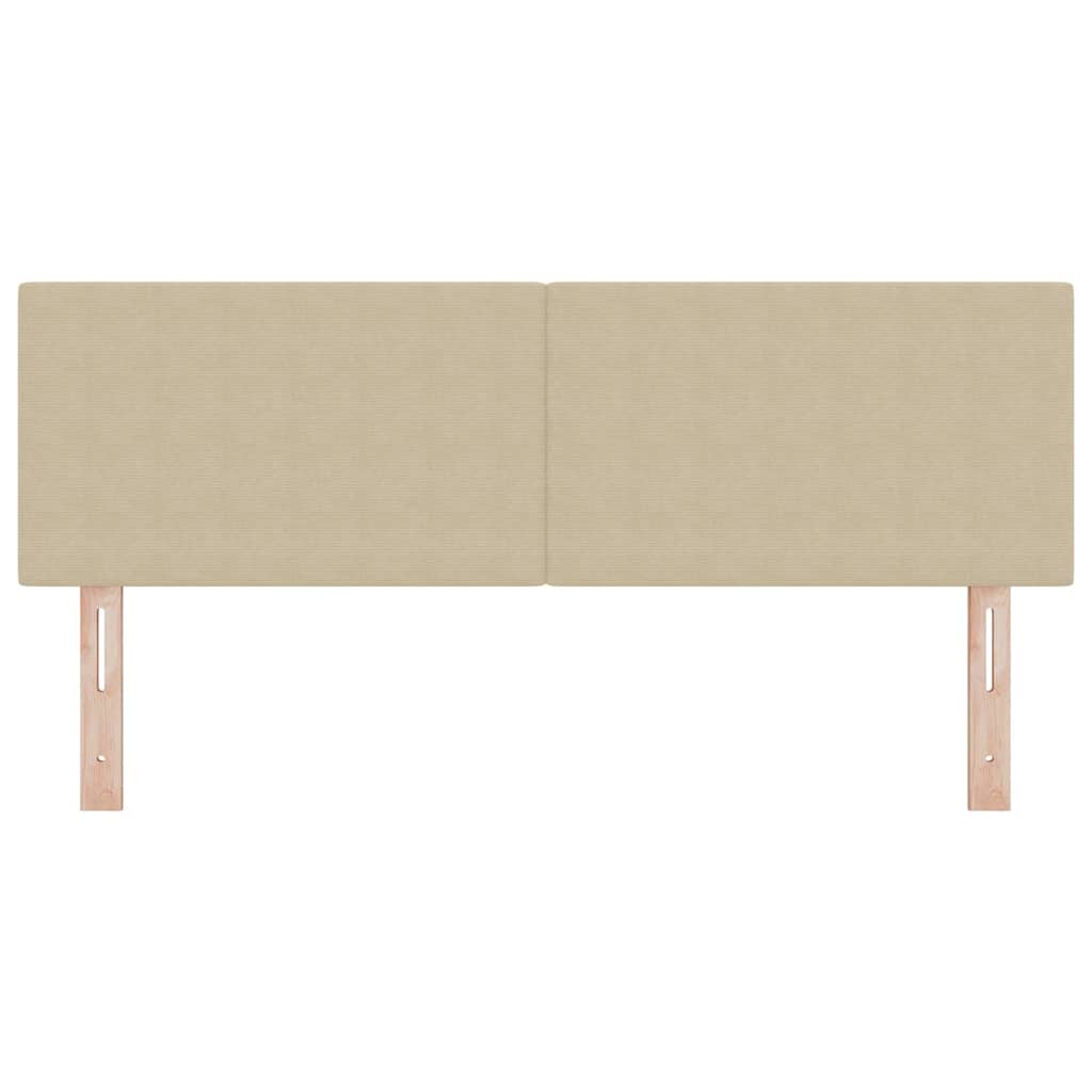 Kopfteil Hellgrün-Grau 160 cm Cordstoff