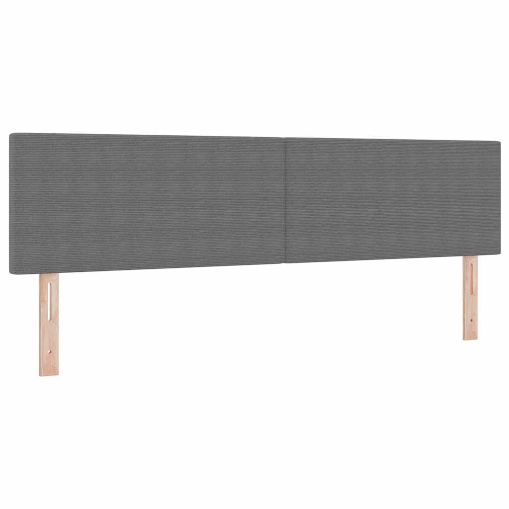 Kopfteil Hellgrau 180 cm Cordstoff