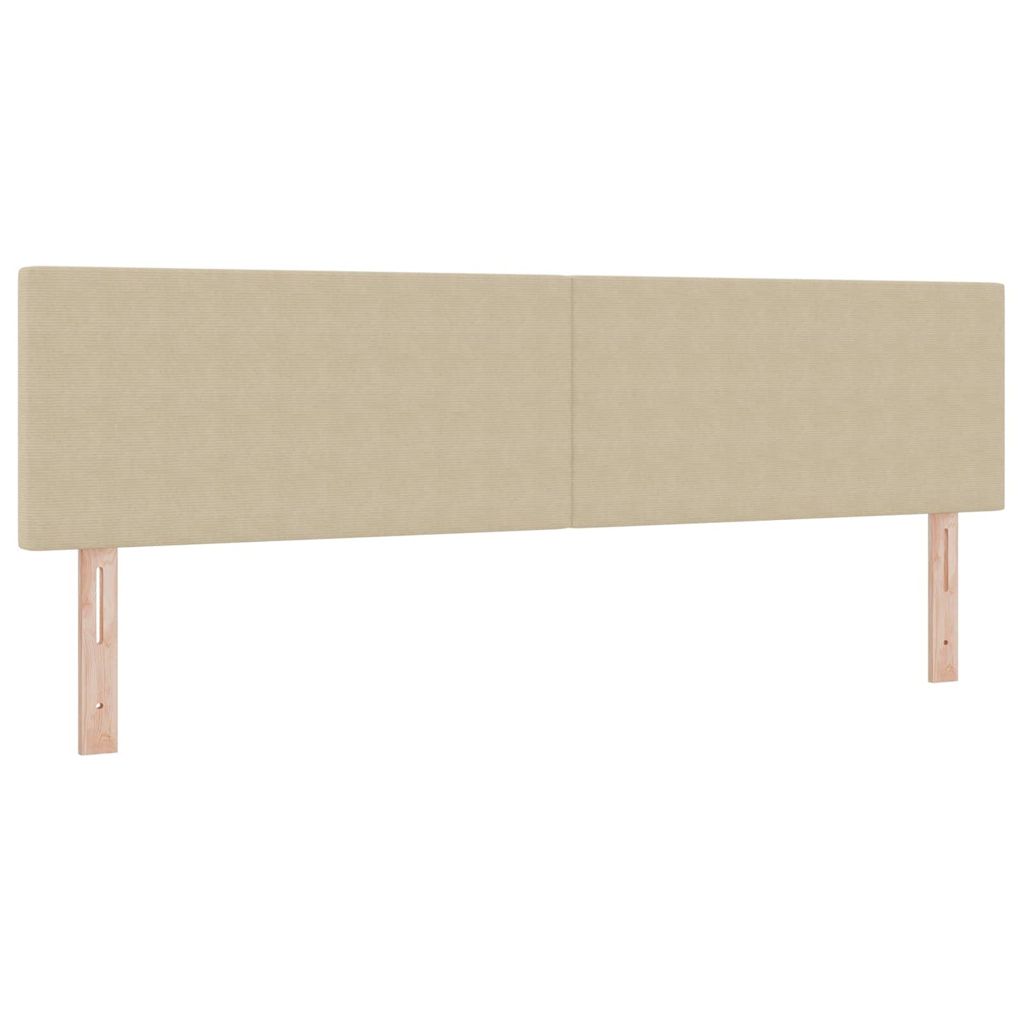 Kopfteil Hellgrün-Grau 180 cm Cordstoff