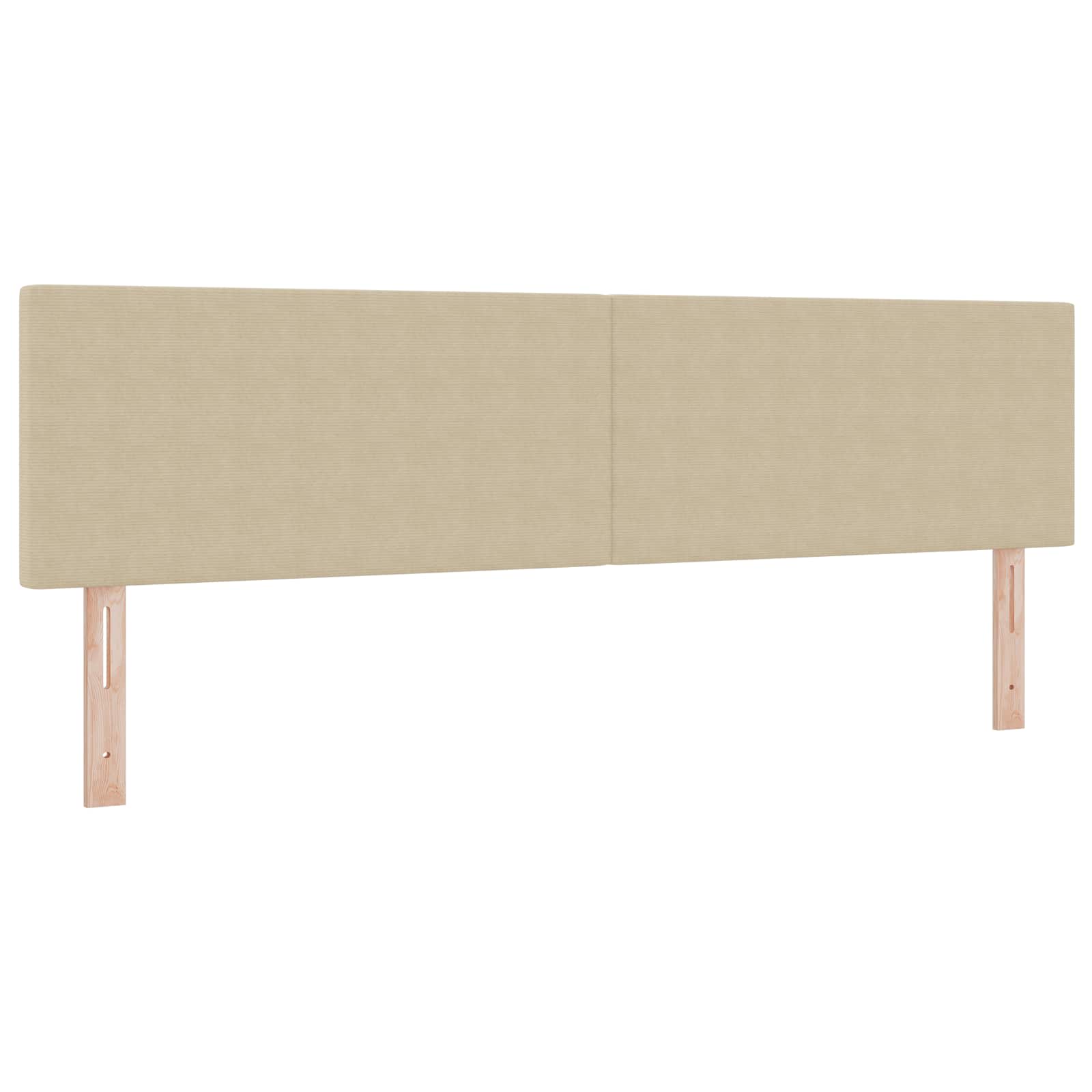 Kopfteil Hellgrün-Grau 180 cm Cordstoff