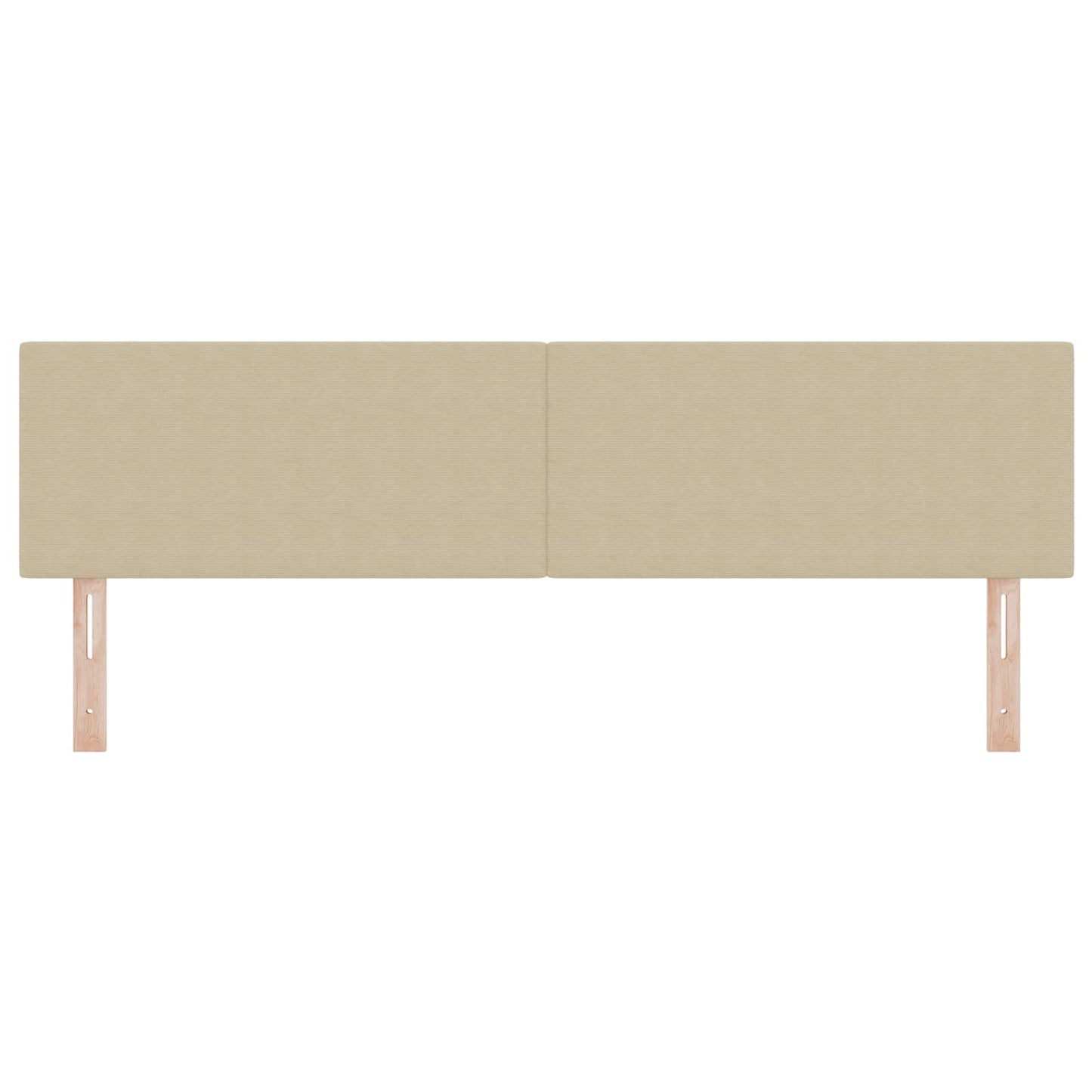 Kopfteil Hellgrün-Grau 180 cm Cordstoff