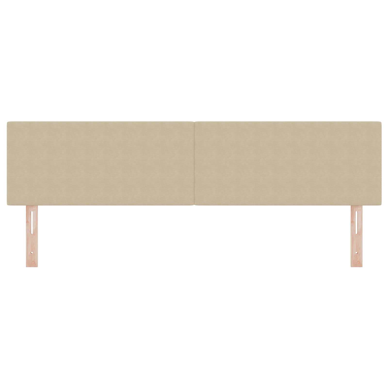 Kopfteil Hellgrün-Grau 180 cm Cordstoff