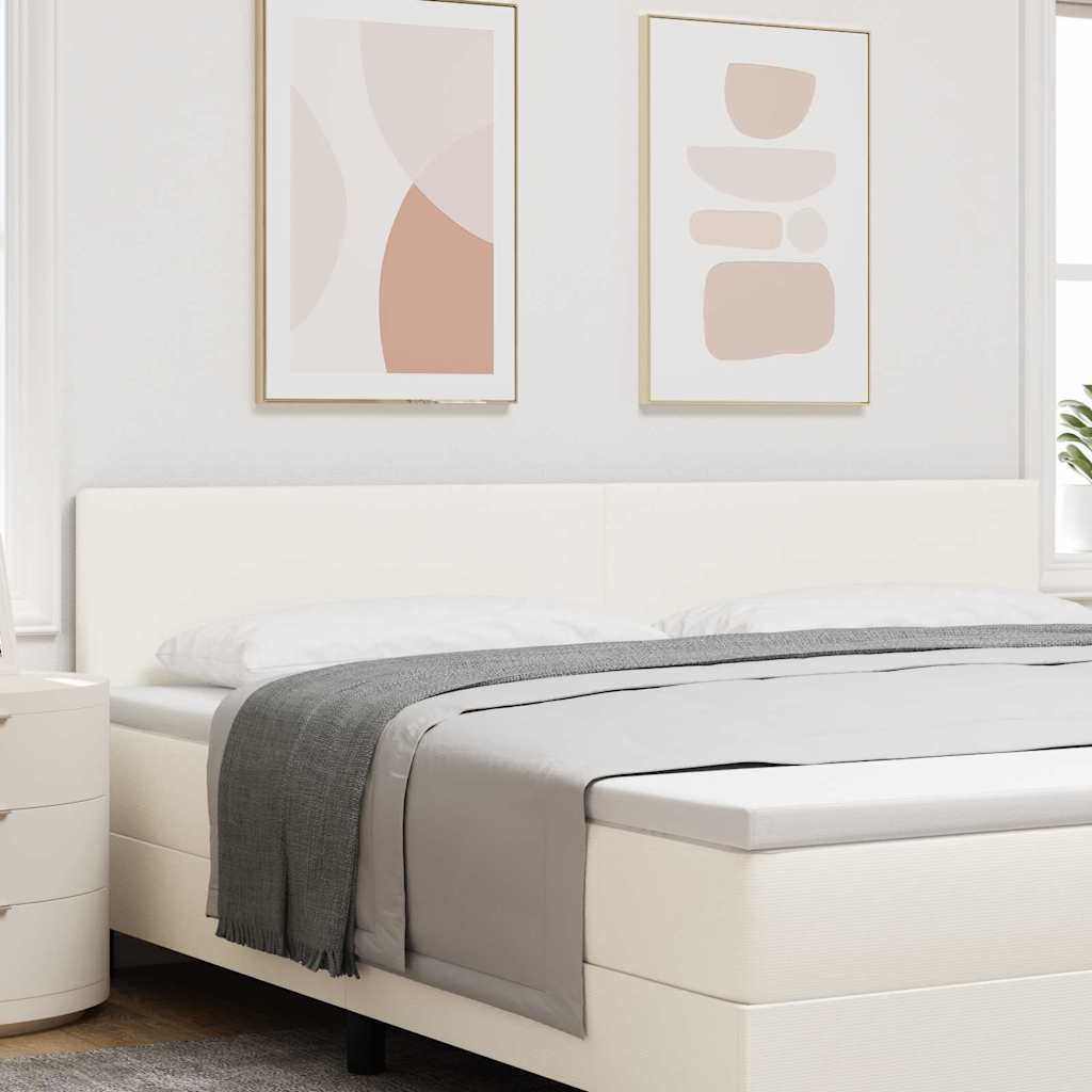 Kopfteil Creme 200 cm Cordstoff