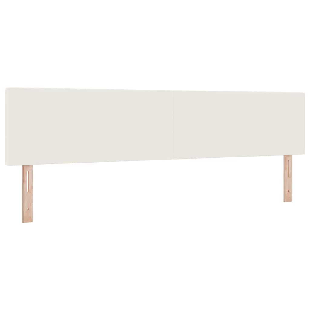 Kopfteil Creme 200 cm Cordstoff