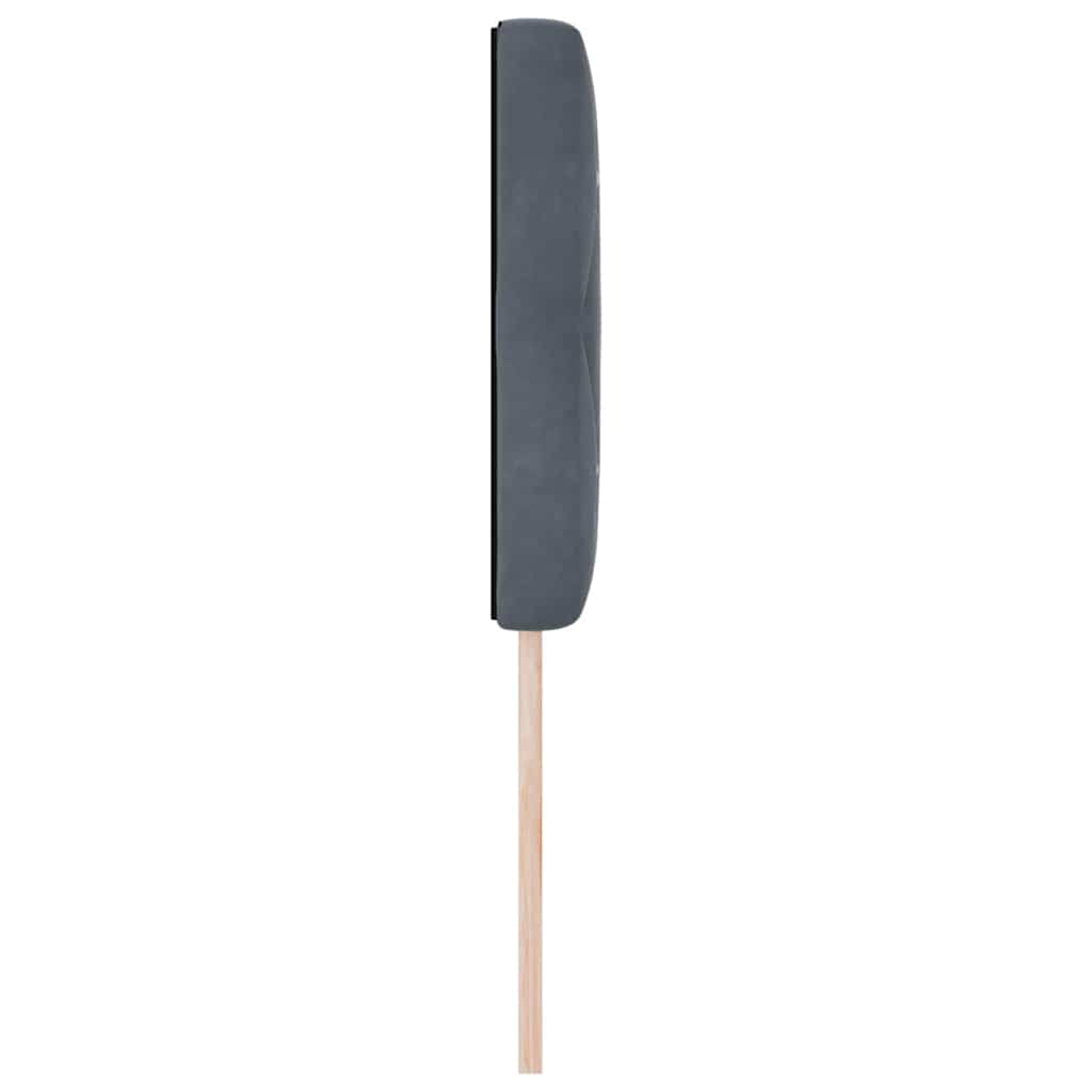 Kopfteil Dunkelgrau 80 cm Samt