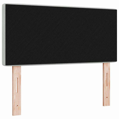 Kopfteil Hellgrau 100 cm Samt
