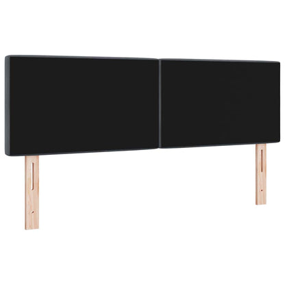 Kopfteil Dunkelgrau 144 cm Samt