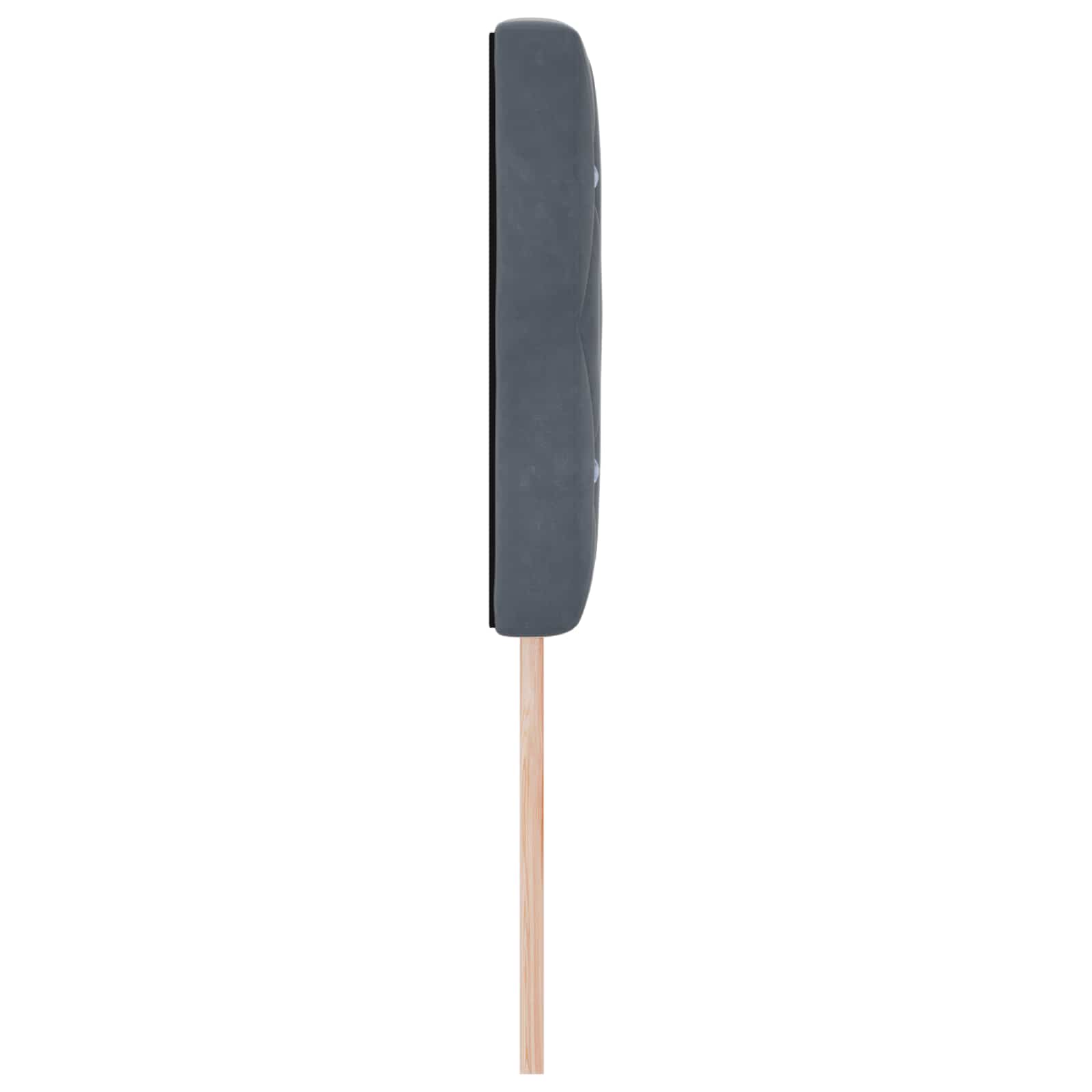 Kopfteil Dunkelgrau 160 cm Samt