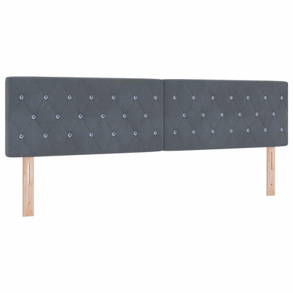 Kopfteil Dunkelgrau 180 cm Samt