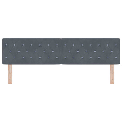 Kopfteil Dunkelgrau 180 cm Samt
