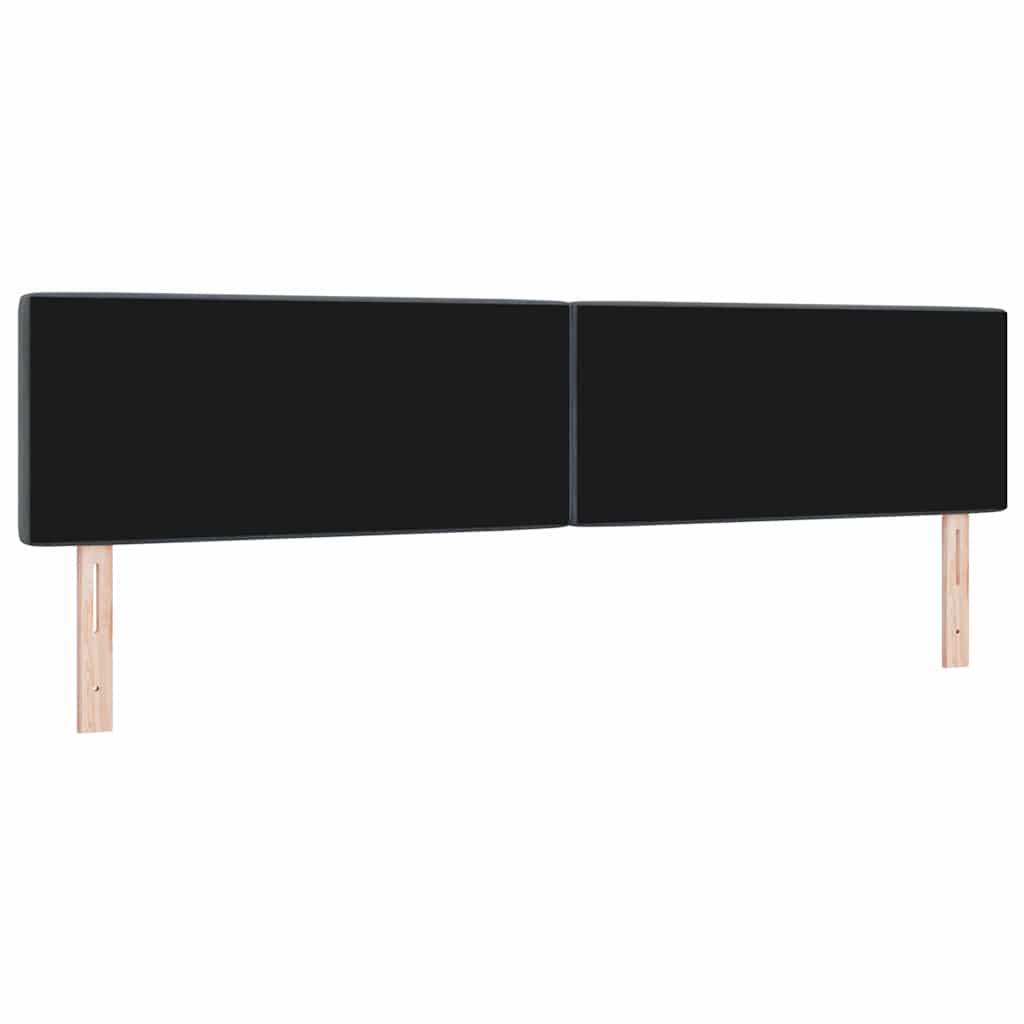 Kopfteil Dunkelgrau 200 cm Samt