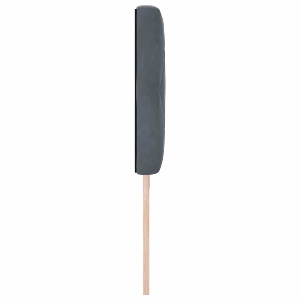 Kopfteil Dunkelgrau 200 cm Samt