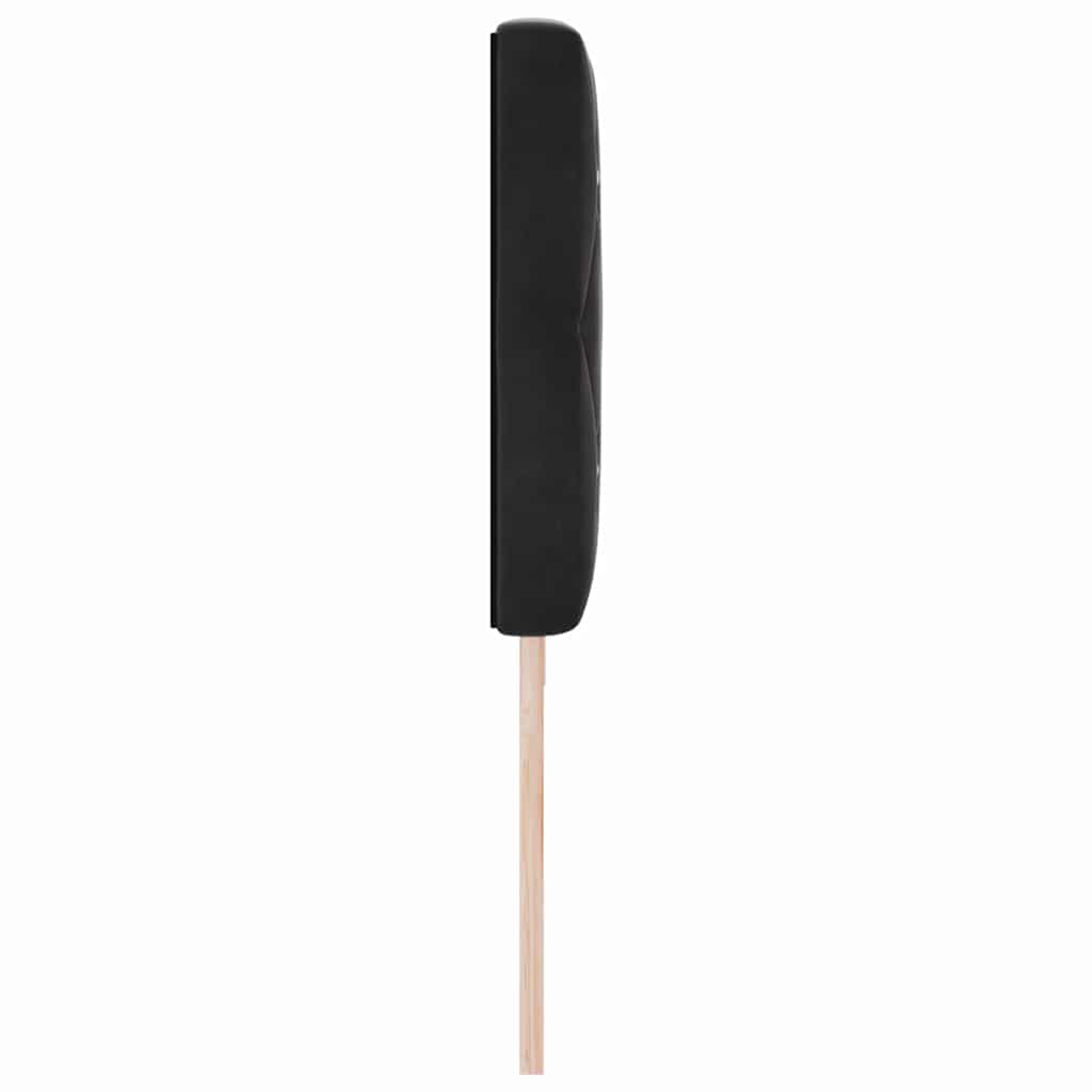 Kopfteil Schwarz 200 cm Samt